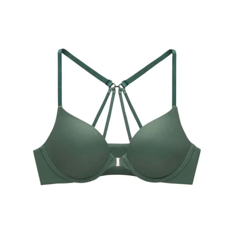 Victoria's Secret PINK Bra Women's Wood Green-0