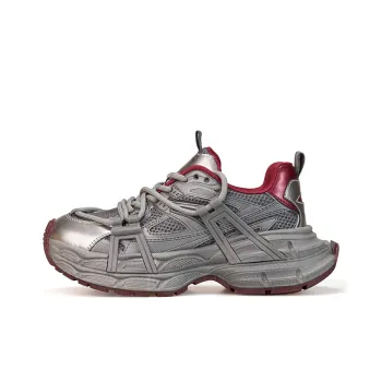 Joy&Mario Height Increasing Low Top Chunky Sneakers Women's Gray