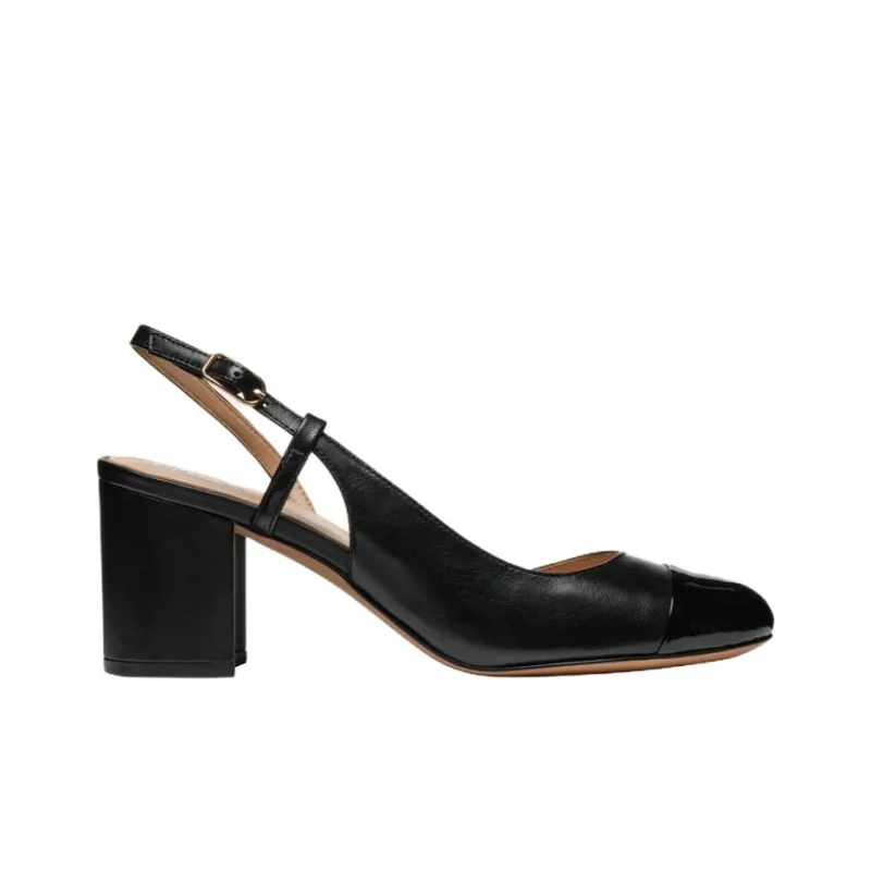 GEOX Virnilisa 65 Chunky Heel High Heels 6.5cm Women's Black-1