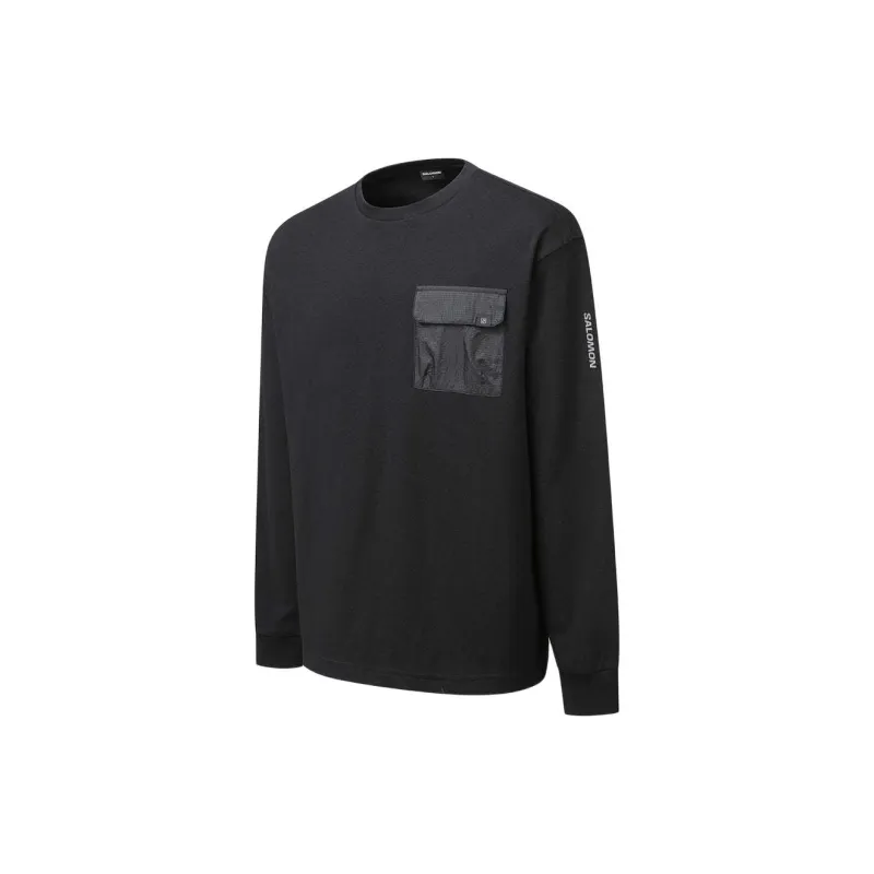 SALOMON Sweatshirts Men Black-2