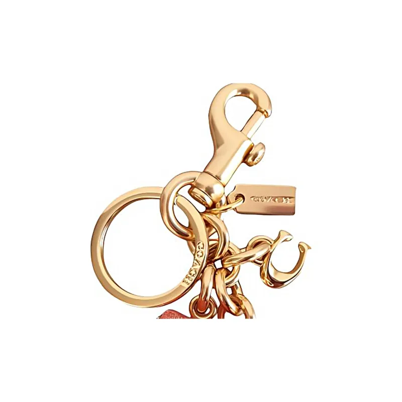 COACH Resin Bag Accessory Women's Red & Gold-4