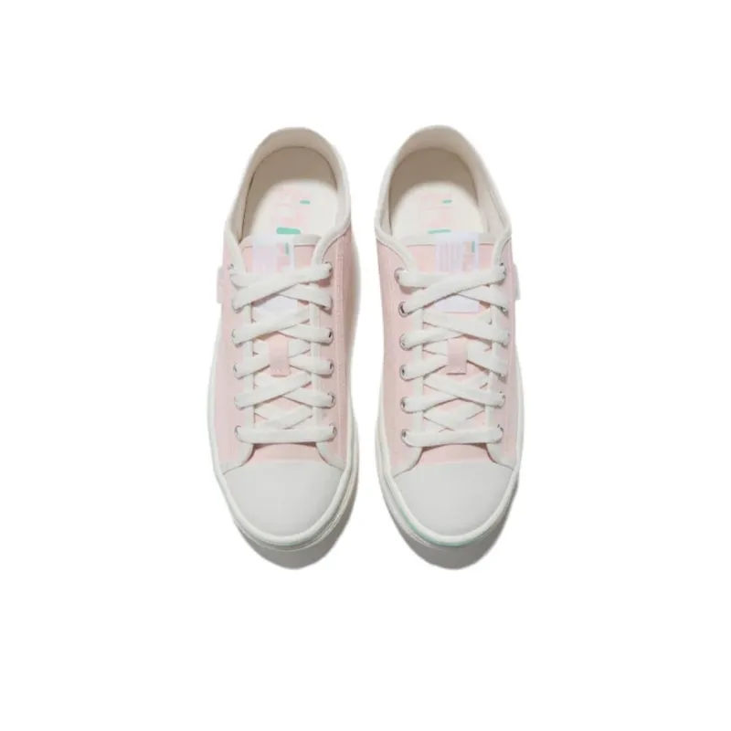 FILA Scanline Anti Slip Wear Resistant Low Top Skateboard Shoes Unisex Pink-2
