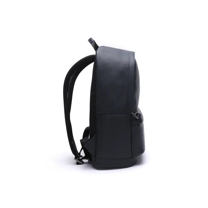 ELLE HOMME Cow Leather Backpack Regular Men's Dark Blue-3