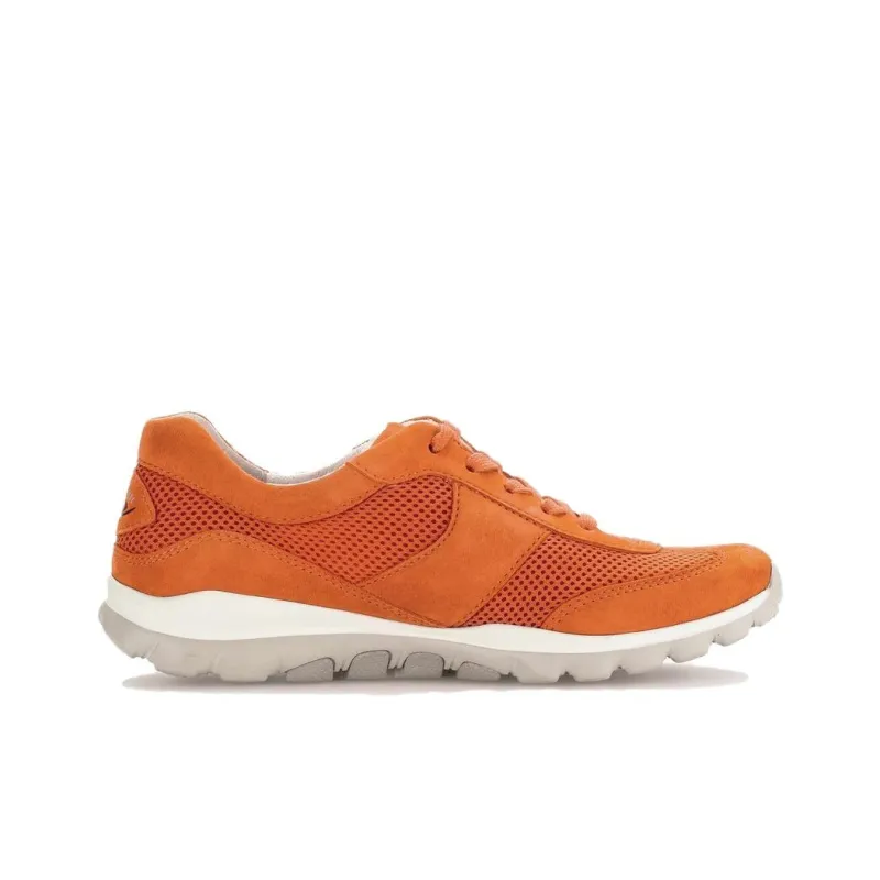 Gabor Rollingsoft Low Top Casual Shoes Women's Orange-1