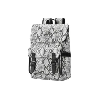 GLORY&CO PVC Backpack Regular Unisex Gray White