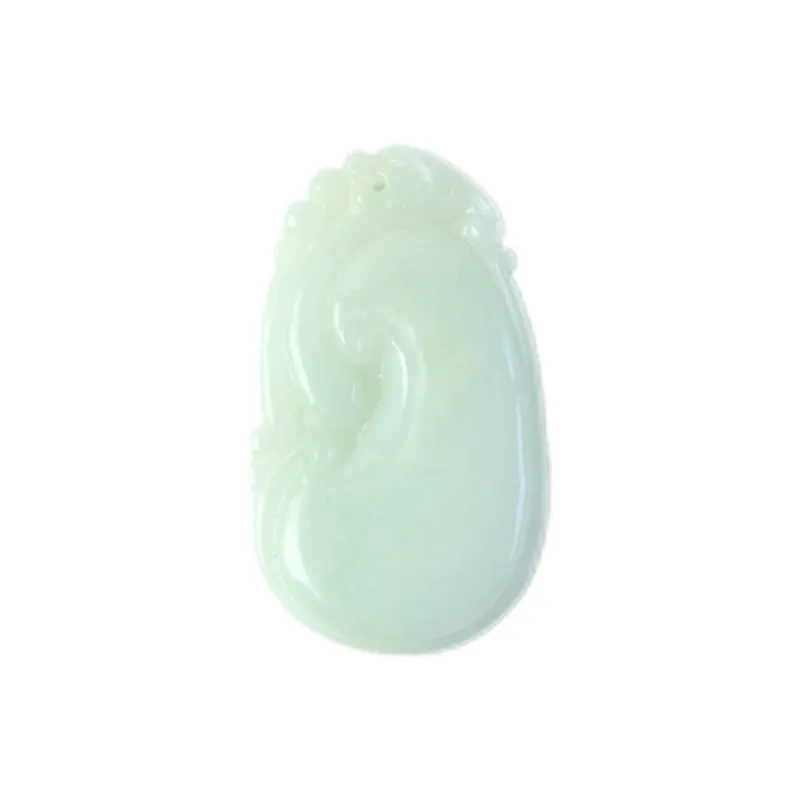 South Asia Bean Type Jadeite Pendants Unisex-0