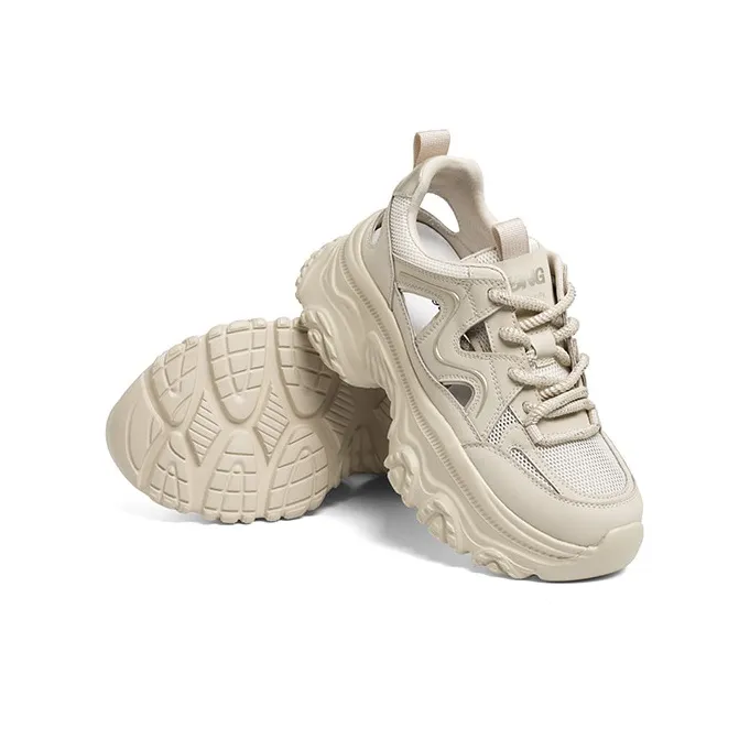 RED DRAGONFLY Anti Slip Wear Resistant Breathable Height Increasing Low Top Chunky Sneakers Women's-9