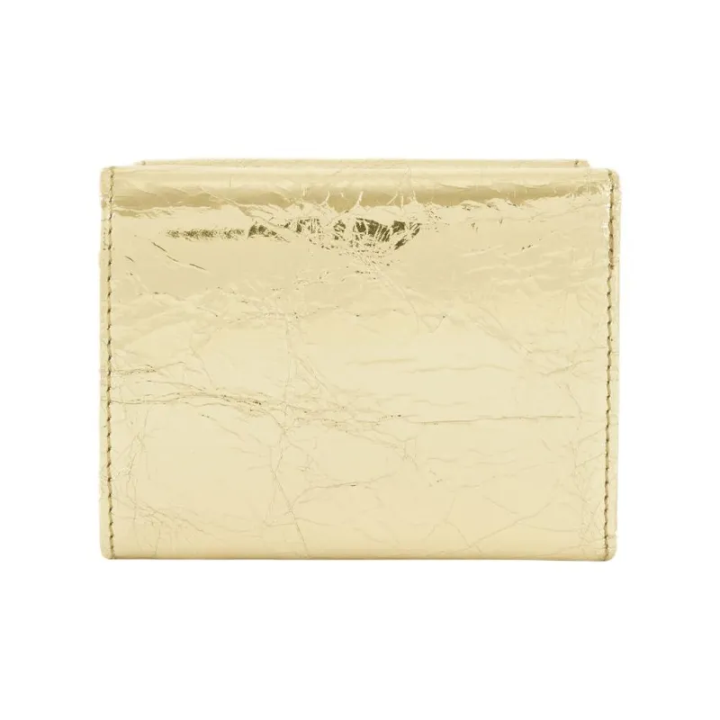 Vivienne Westwood Leather Wallet Small Size Women's Gold-1