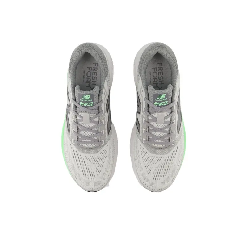 New Balance Fresh Foam X EVOZ V4 Anti Slip Wear Resistant Low Top Running Shoes Men's Gray 2E Width-2