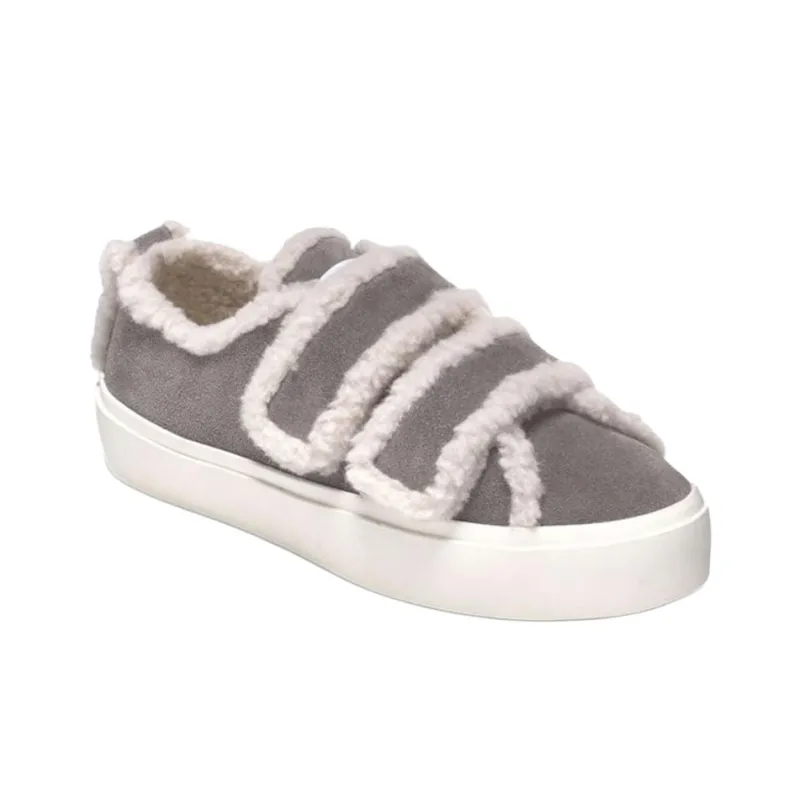 Inuikii Low Top Skateboard Shoes Women's Gray-2