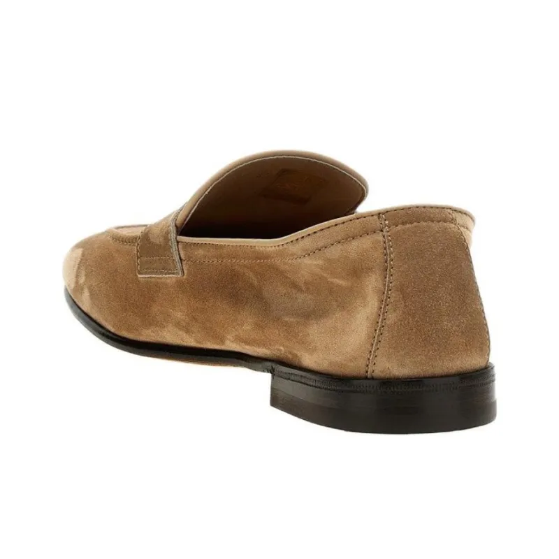 Brunello Cucinelli Almond Toe Slip On Loafers-3