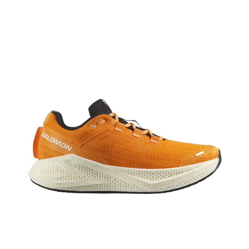 SALOMON Aero Glide Breathable Low-Top Running Shoes Men's Orange White Black-1