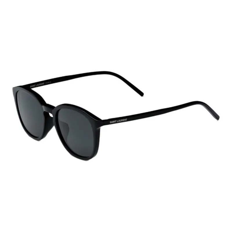 SAINT LAURENT Acetate Nylon Oval Sunglasses Men's Black-0