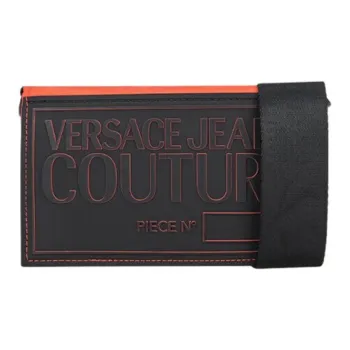 FANSIZHE Fabric Crossbody Bag Shoulder Bag Men's Orange Red