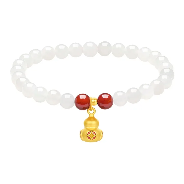 ZHOU LIU FU Bracelets Pale Greenish White Jade Unisex-0