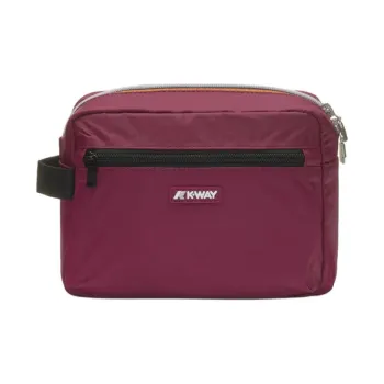 K WAY Nylon Storage Bag Unisex Dark Red