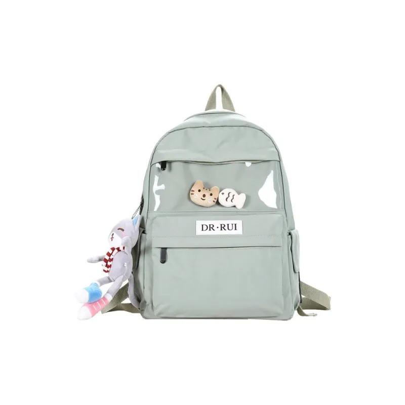 Alcohol Dragon Nylon Backpack Women's Multicolor-10