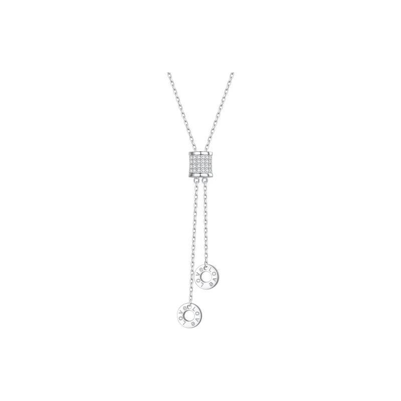 CLARKIA FLOWER 925 Sterling Silver Necklaces Women's-0