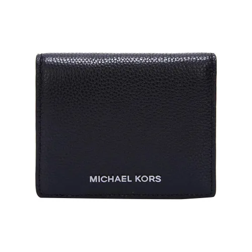 MICHAEL KORS Ticket Clip Card Holder Wallet Women's Black