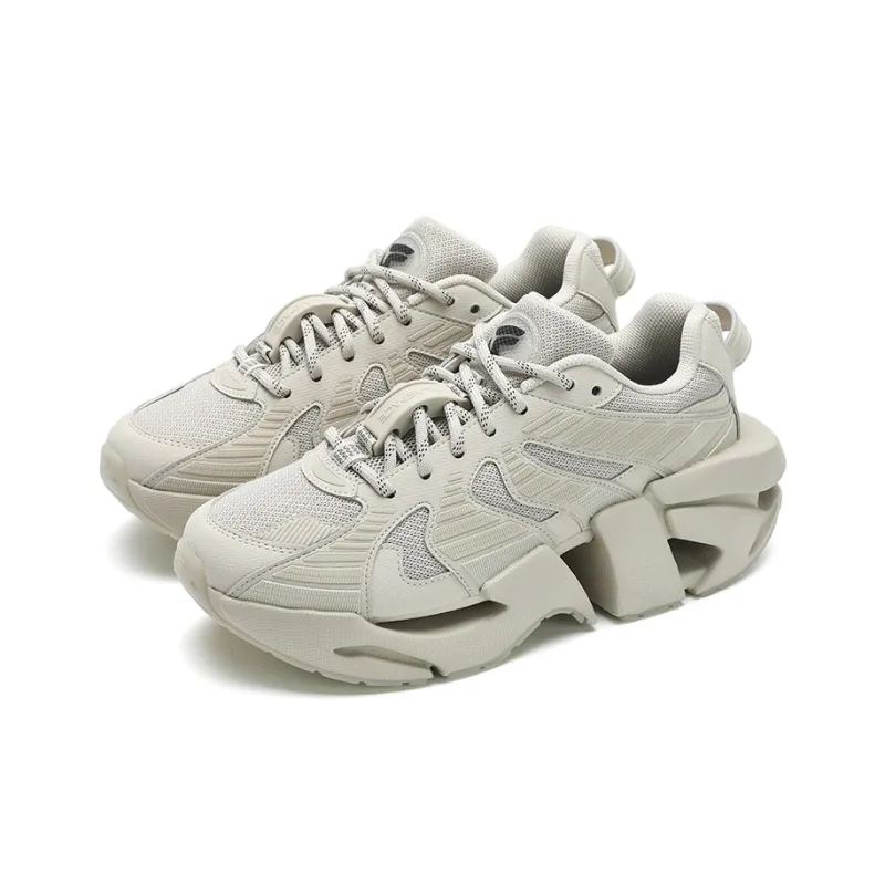 FILA Space Cushioning Wear-Resistant Low-Top Casual Shoes Women's Oat Brown-2