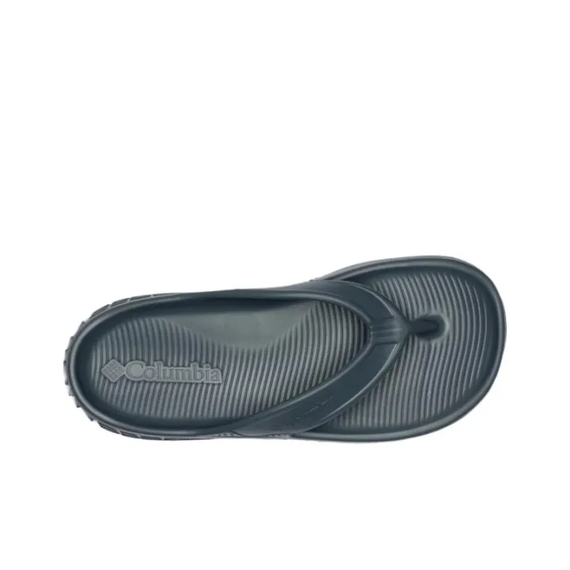 Columbia RAMBLE Slip-Resistant Flip Flops Women's Graphite Green-1