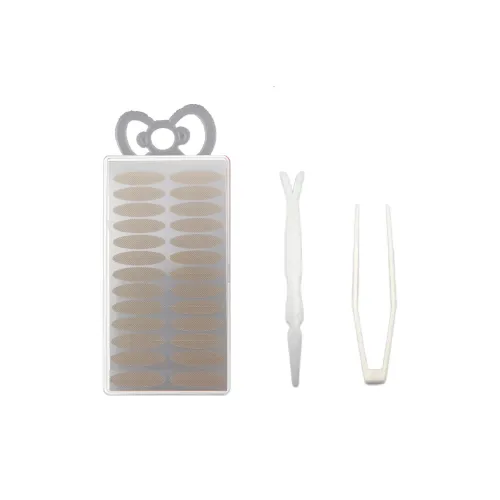 YUELEJI [1200 Patches]Lace Gauze Double Eyelid Patch Invisible Skin-Colored Single-Sided Matte Finish Water-Resistant