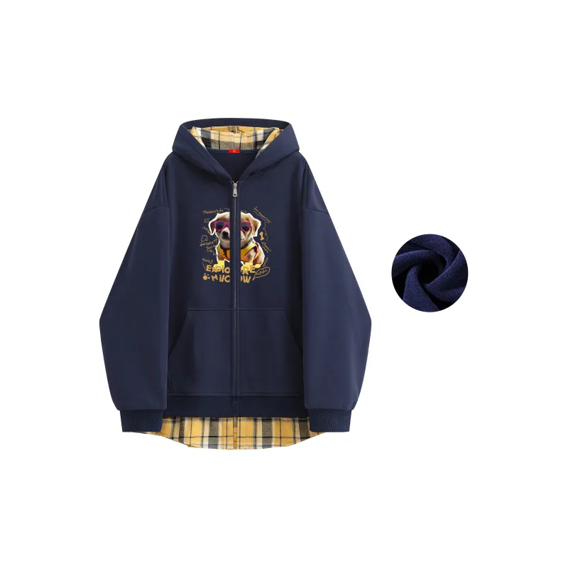 MIIOW Trend Party Series Sweatshirt Unisex Black-19