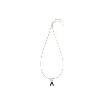 LOEWE Enamel Necklaces Men's Silver/Pink