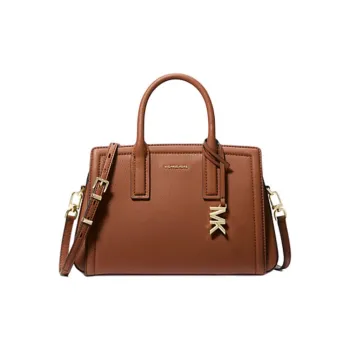 MICHAEL KORS Leather Tote Bag Shopping Bag Shoulder Bag Crossbody Bag Handbag Small Size Women's Brown