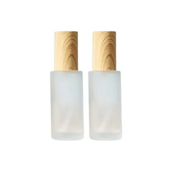 JIANYINGSHU 2 Pcs Up] Matte Glass Spray Bottle 50ml Thickened Glass Wear Resistant Durable Travel Portable Small Bottle