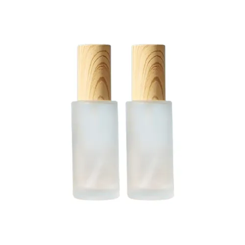 JIANYINGSHU 2 Pcs Up] Matte Glass Spray Bottle 50ml Thickened Glass Wear Resistant Durable Travel Portable Small Bottle
