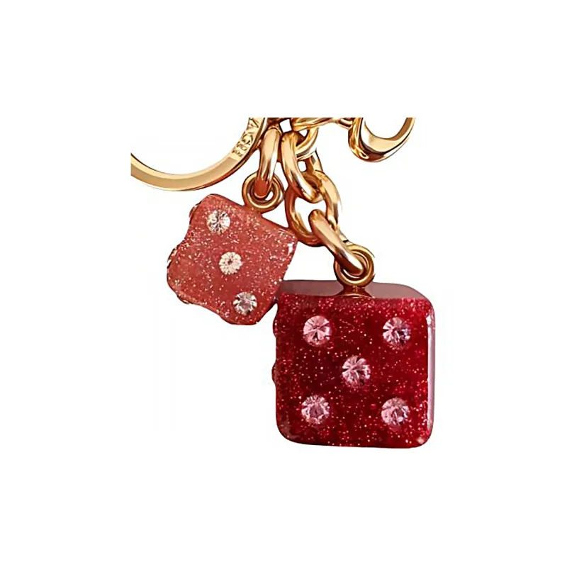 COACH Resin Bag Accessory Women's Red & Gold-3