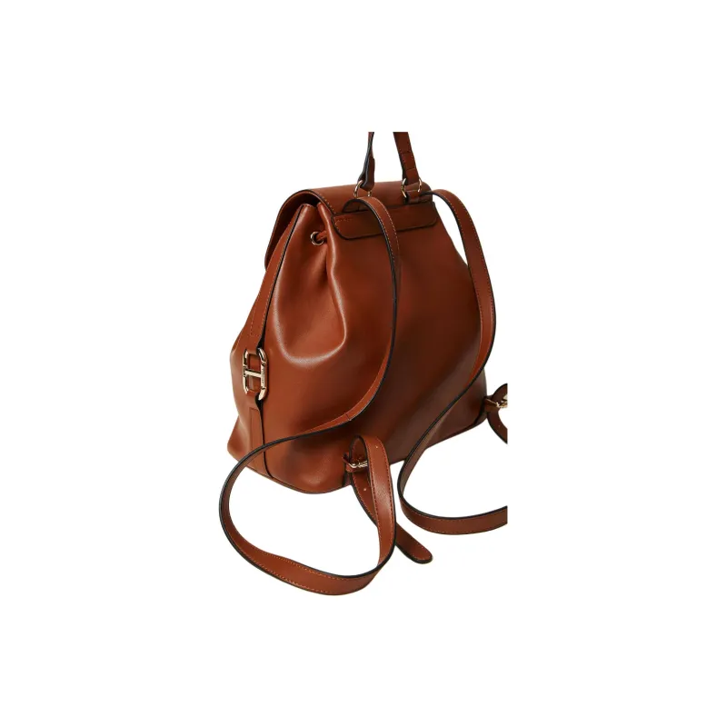TWINSET MILANO PU Backpack Women's Brown-2