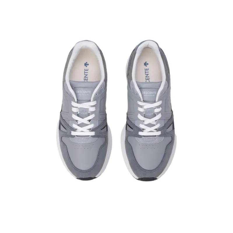 DESCENTE MONSTERUN LTR Anti Slip Wear Resistant Low Top Casual Shoes Unisex Gray-3