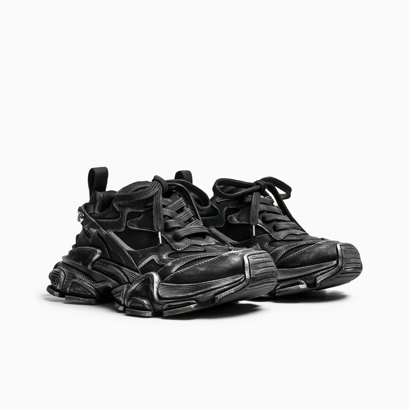 XSCZ Yan Low-Top Chunky Sneakers Unisex Black-4