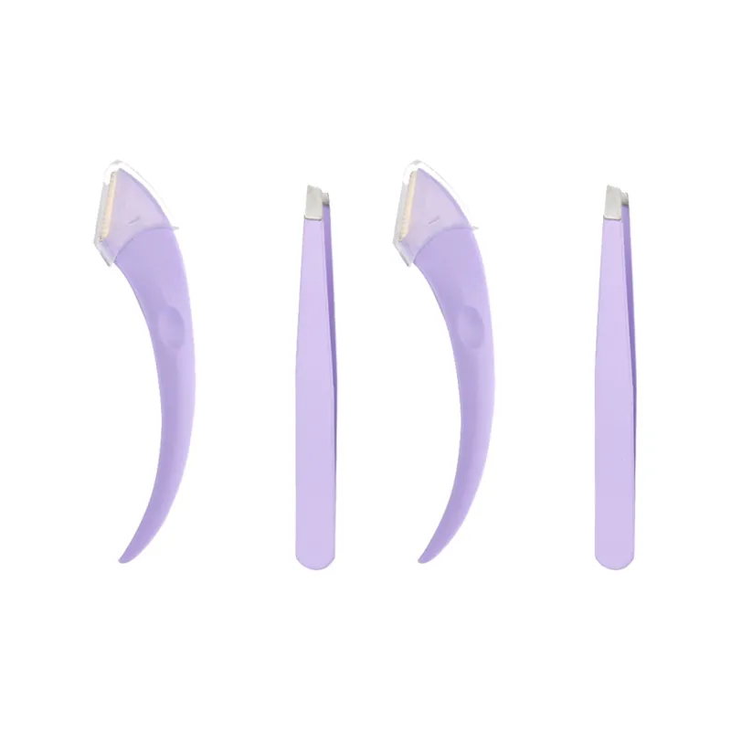 JIANYINGSHU Women's Eyebrow Razor, Specialized Shaver, Brow Shaper, And Tweezer Tool Set-4