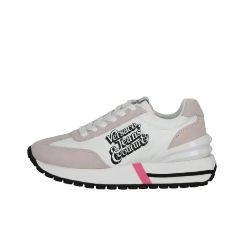 VERSACE JEANS COUTURE Spike Low Top Casual Shoes Women's White