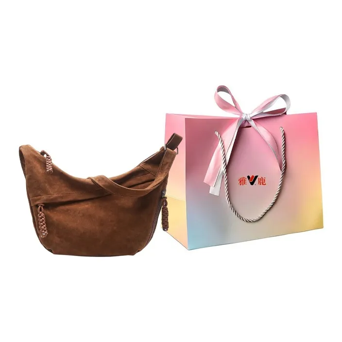 Yalu Suede Crossbody Bag, Shoulder Bag Regular Women's Multicolor-14