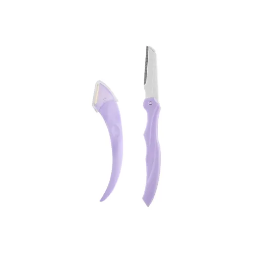 JIANYINGSHU Eyebrow Razor+Foldable Eyebrow Trimmer Combination Women's Exclusive Eyebrow Grooming Tool Set