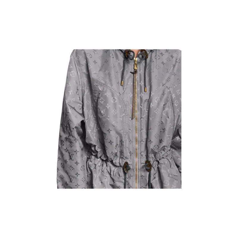 Lv Hooded Monogram Parka-5