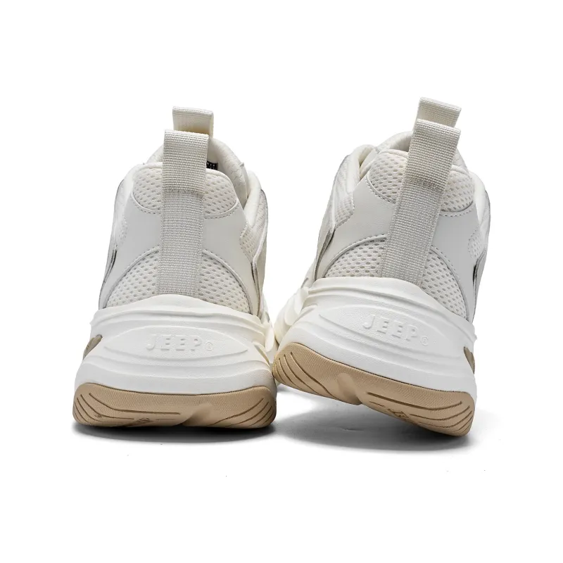JEEP SPIRIT Chunky Sneakers Men Low Top Shuffleboard White-5