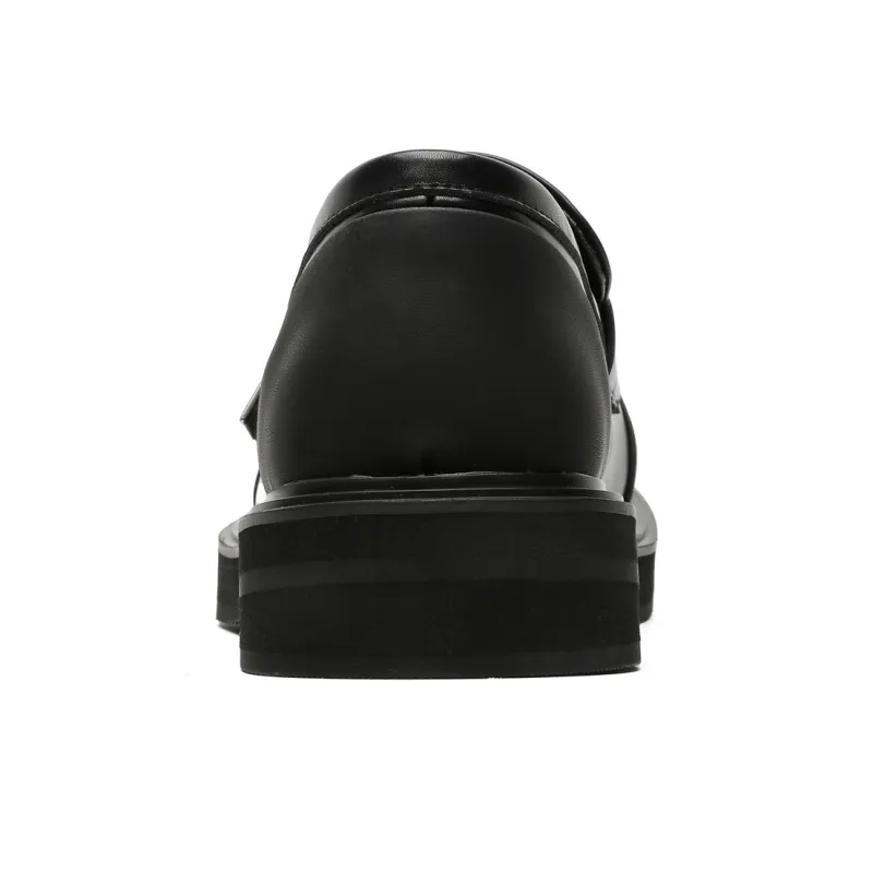 LUOMAIKE Loafers Unisex Black-3