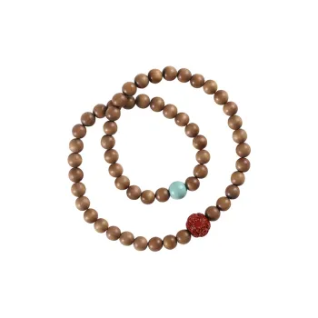 Jinghua Record Barbie Sandalwood Wooden Bracelets Unisex