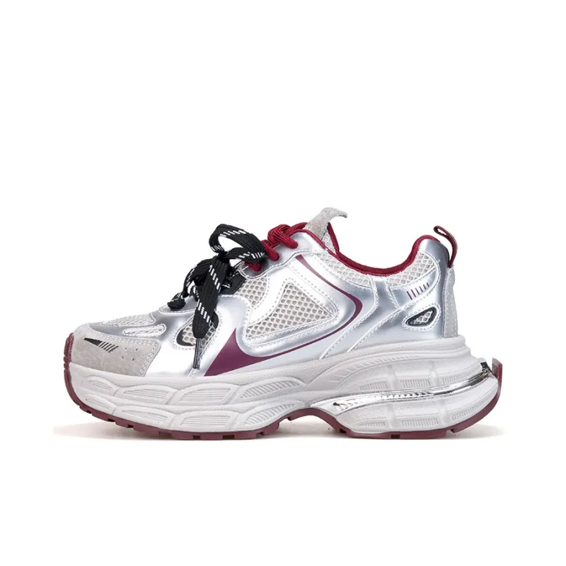 Joy&Mario Height Increasing Low-Top Chunky Sneakers Women's-5
