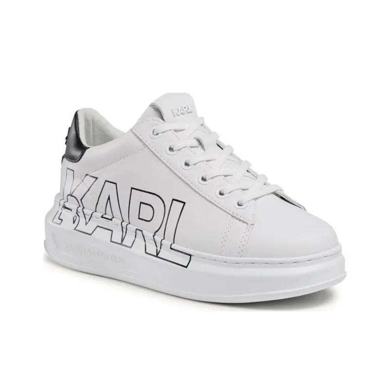 KARL LAGERFELD Low Top Skateboard Shoes Women's White-2