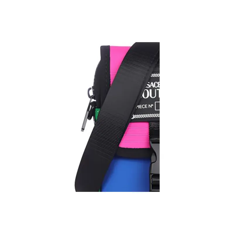 VERSACE JEANS COUTURE Nylon Shoulder Bag Crossbody Bag Mini Men's Pink Blue Multicolor-2