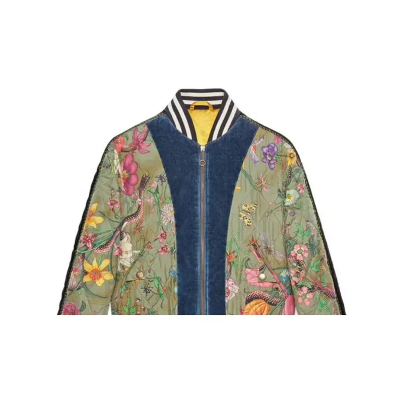 GUCCI Jackets Coats Unisex Green-5