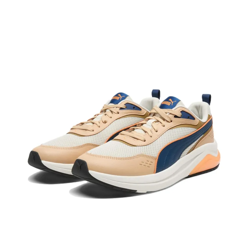 PUMA Amplifier Anti Slip Wear Resistant Low Top Casual Shoes Men's Orange Blue-1