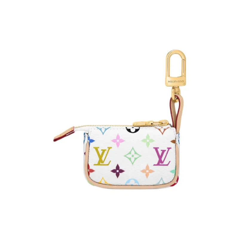 LOUIS VUITTON X Takashi Murakami Micro Pochette Monogram Multicolor White Multicolored-2