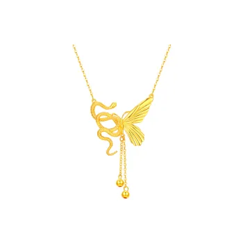 CHINA GOLD S 999 Fine Silver Necklaces Women's